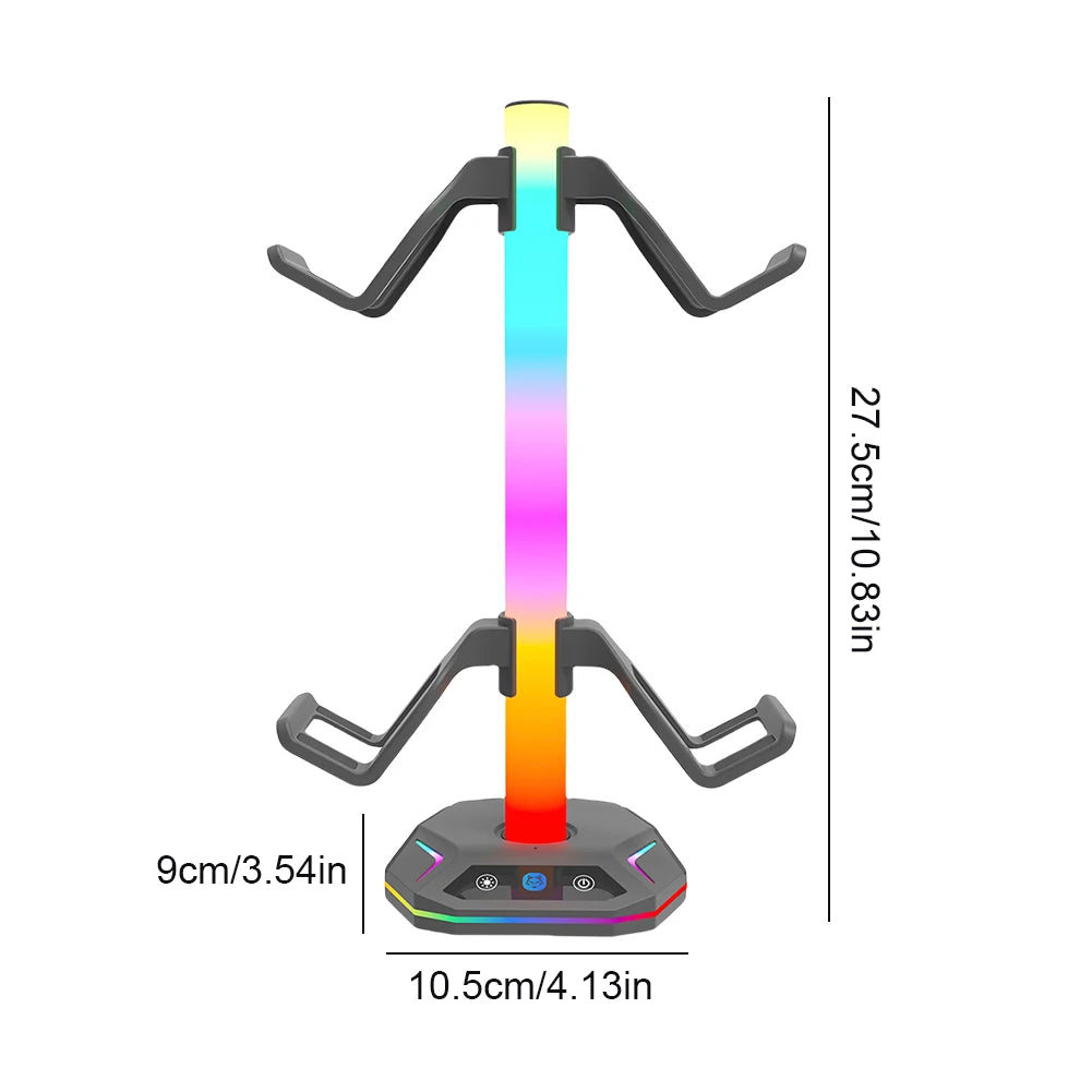 Soporte RGB Premuim para Mandos y Auriculares